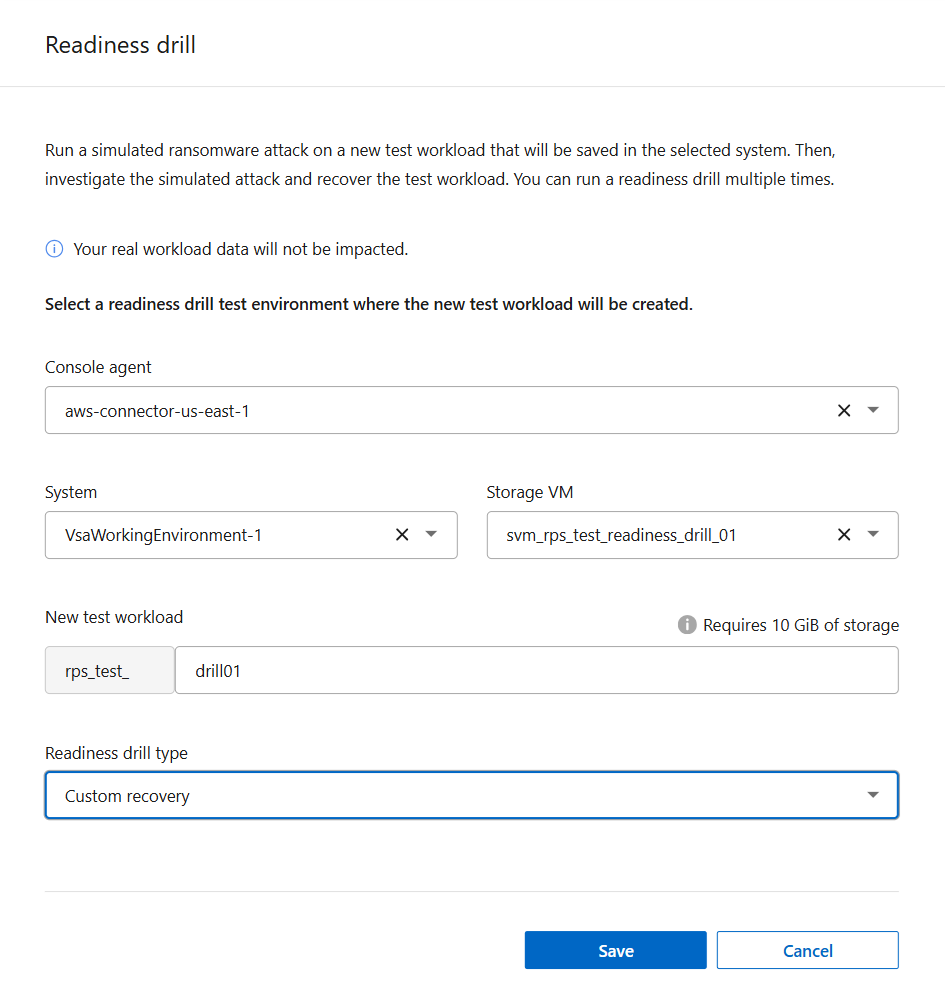Configurar página de treinamento de prontidão