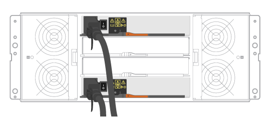 Controladora E5700 em uma configuração SAS