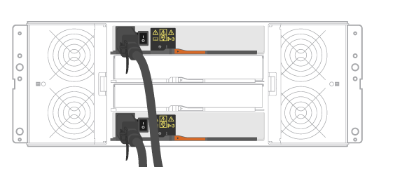 Controladora E5700 em uma configuração SAS