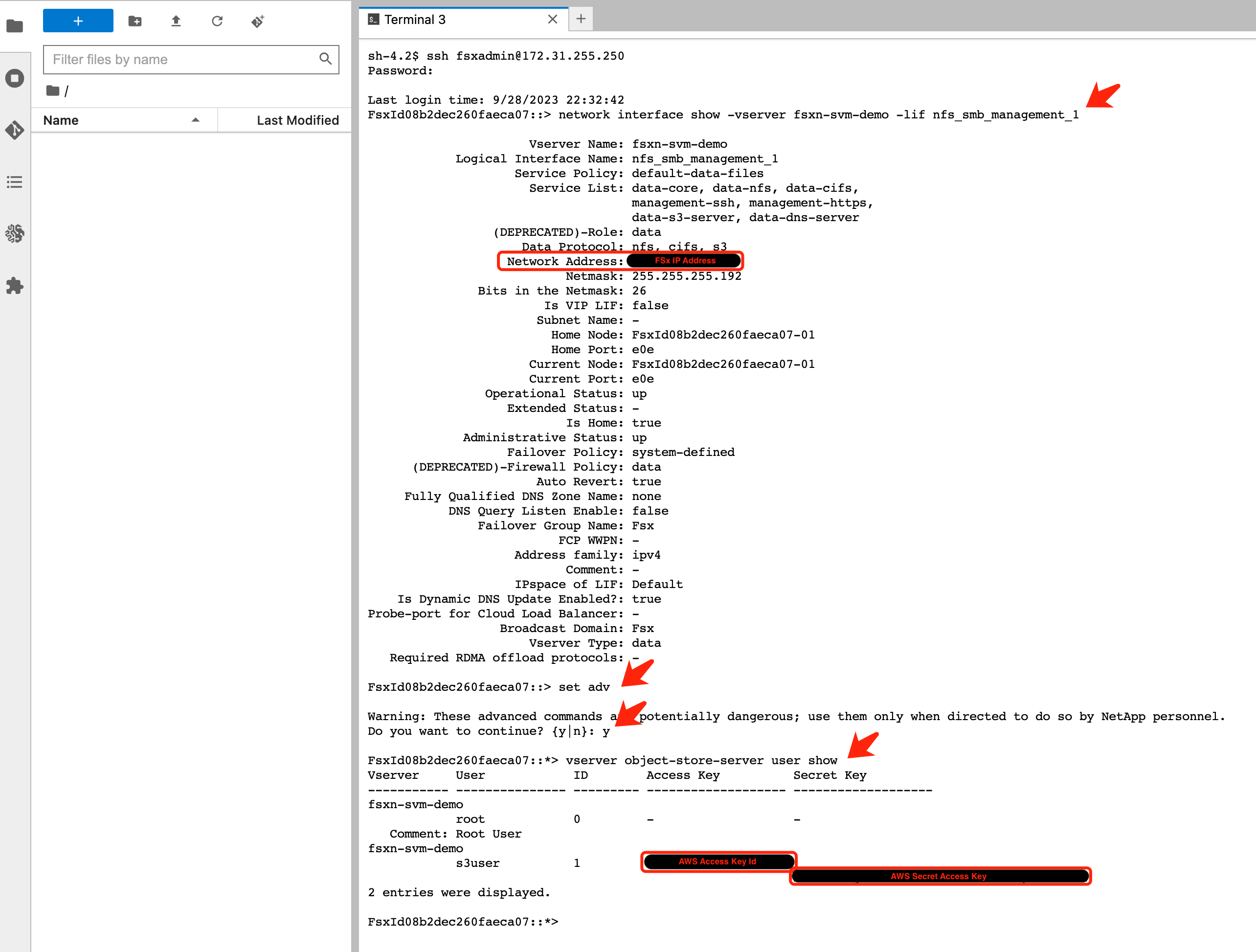 Terminal do Jupyter Lab