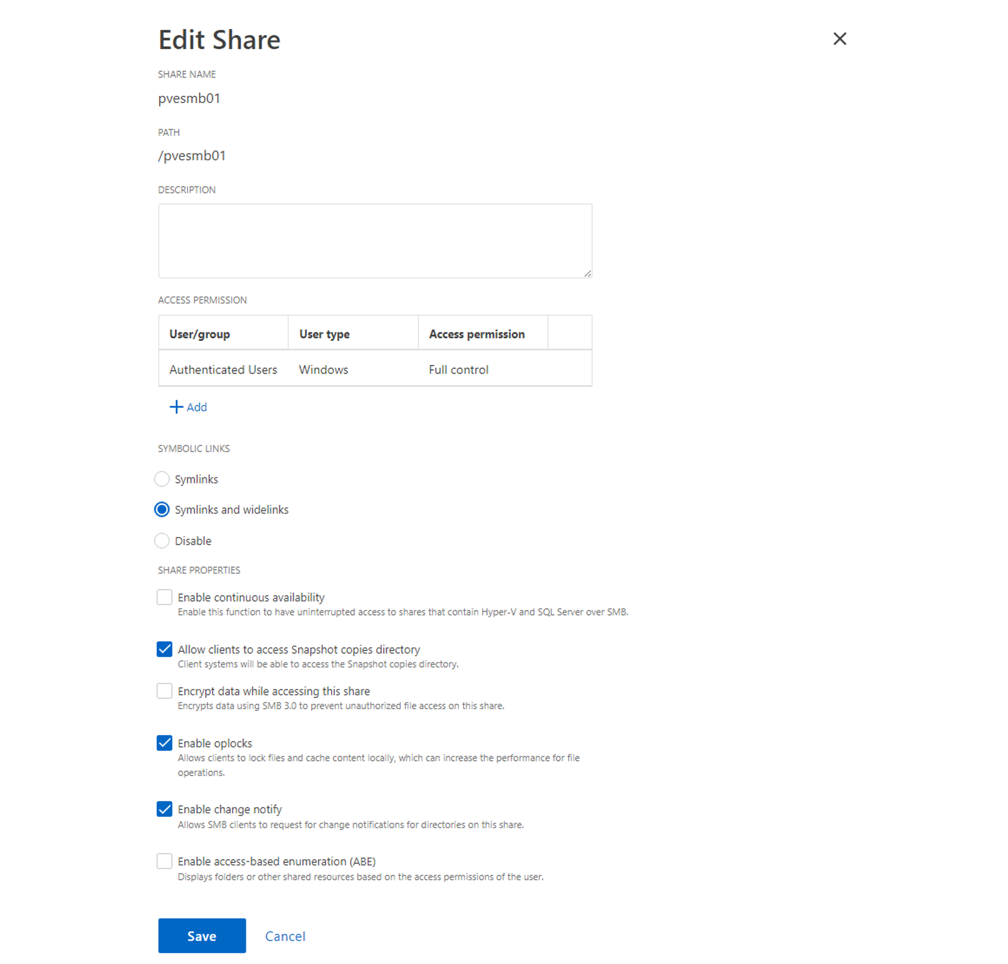 Informações de compartilhamento de PMEs