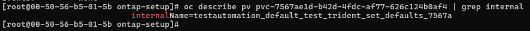Nome do volume ONTAP para o disco da máquina virtual