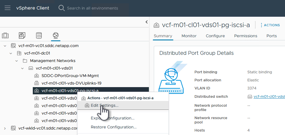DPG - editar configurações
