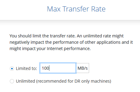 Taxa máxima de transferência