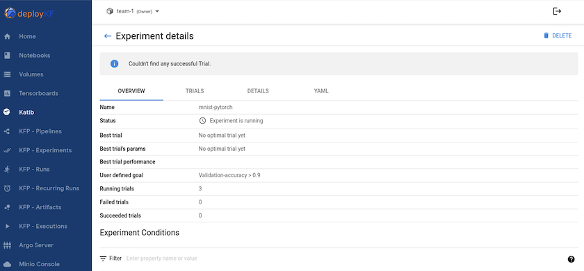 Verificação de teste bem-sucedida