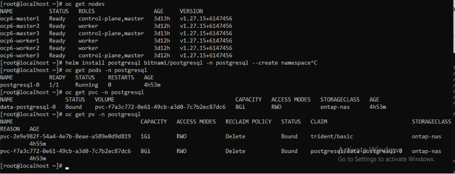 instale o aplicativo postgres