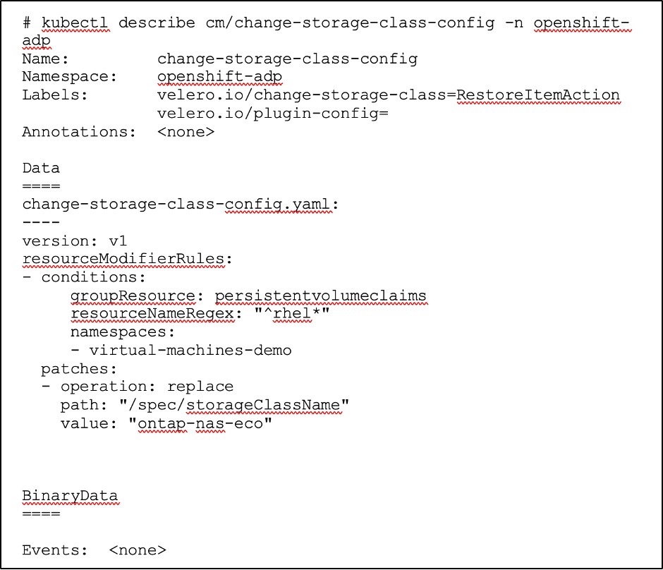 Config mapa CLI