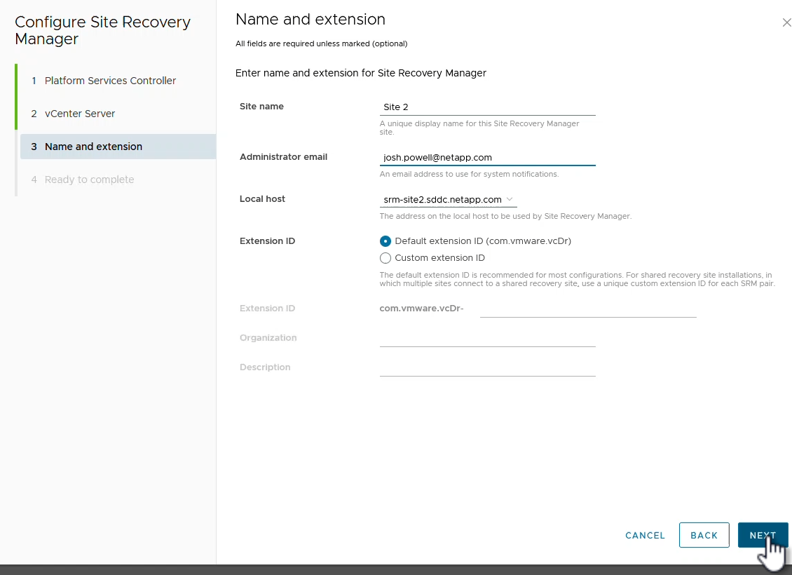 Configure o dispositivo