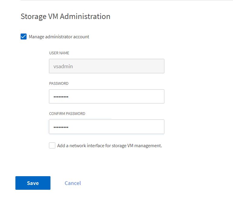 Administração do iSCSI SVM