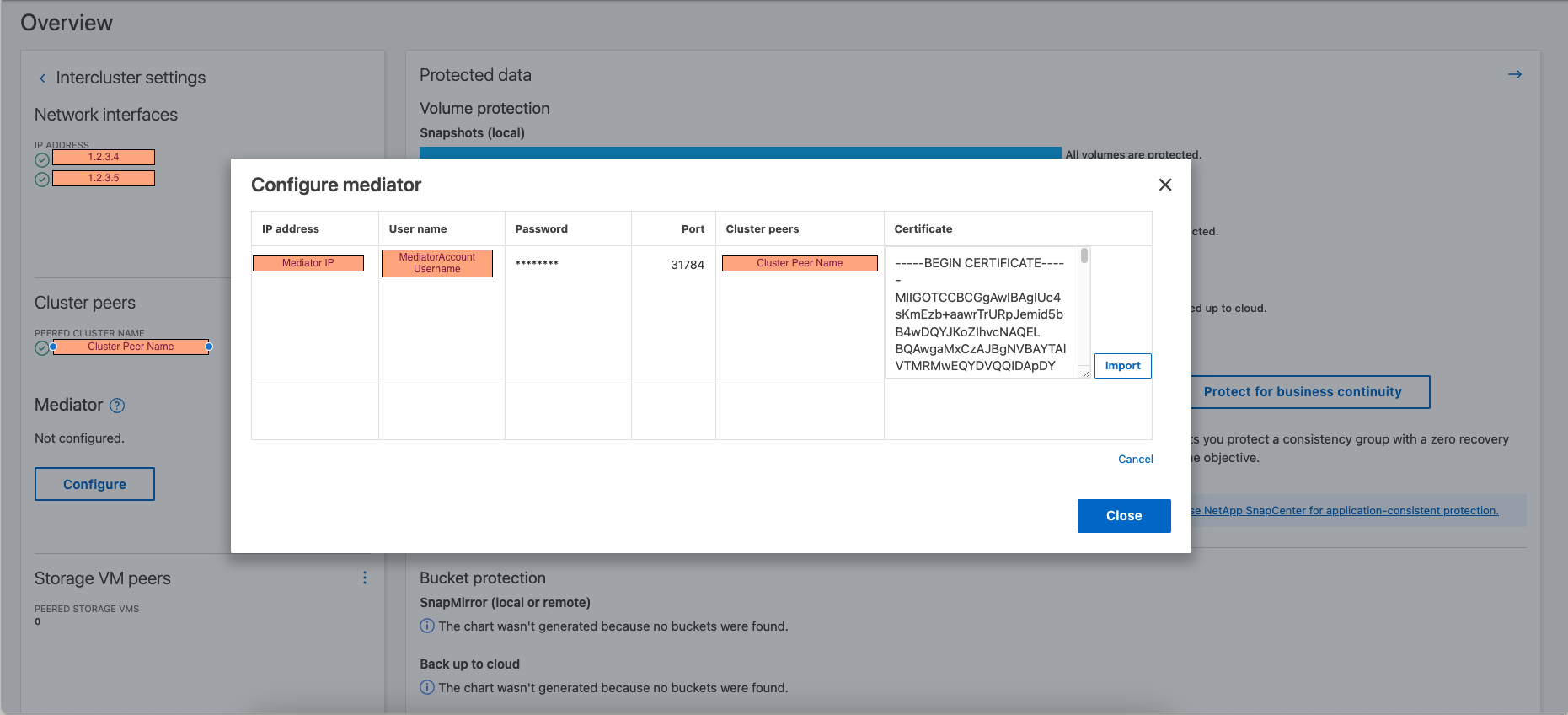 o mediador do system manager add