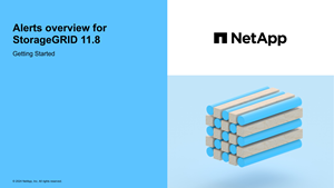 Vídeo: Visão geral dos alertas para o StorageGRID 11