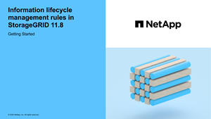Vídeo: Regras de gerenciamento do ciclo de vida das informações no StorageGRID 11