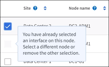 Dica de ferramenta da interface VLAN
