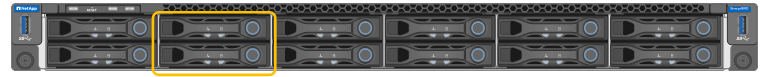 Frente com SSDs SG100 e SG1000