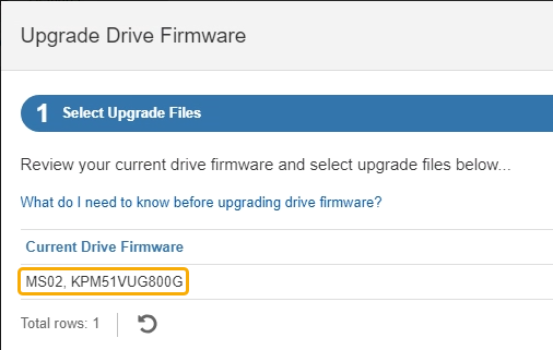 Atualize o firmware da unidade