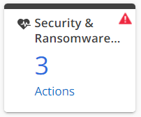 Security Vulnerabilities widget