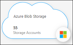 A screenshot of an Azure Blob Storage working environment.