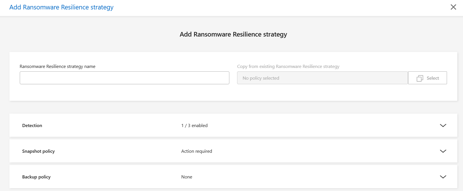 Add strategy page showing the snapshot section