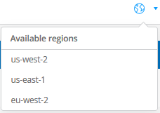 Selecting the region