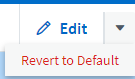 Revert to Default button