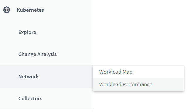 Workload Performance Menu