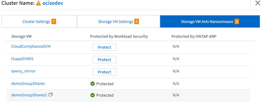 Anti-Ransomware tab