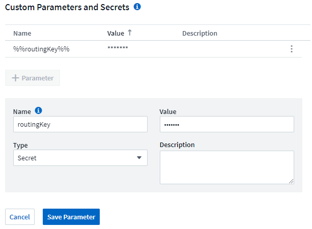 Setting the Routing Key