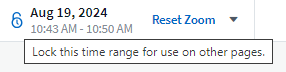 tooltip stating to click the icon to lock the time range for use on other pages