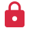 Red lock icon