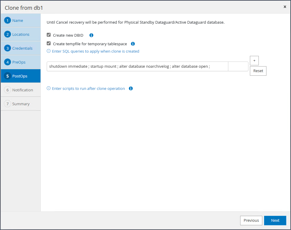Screenshot showing this step in the GUI.