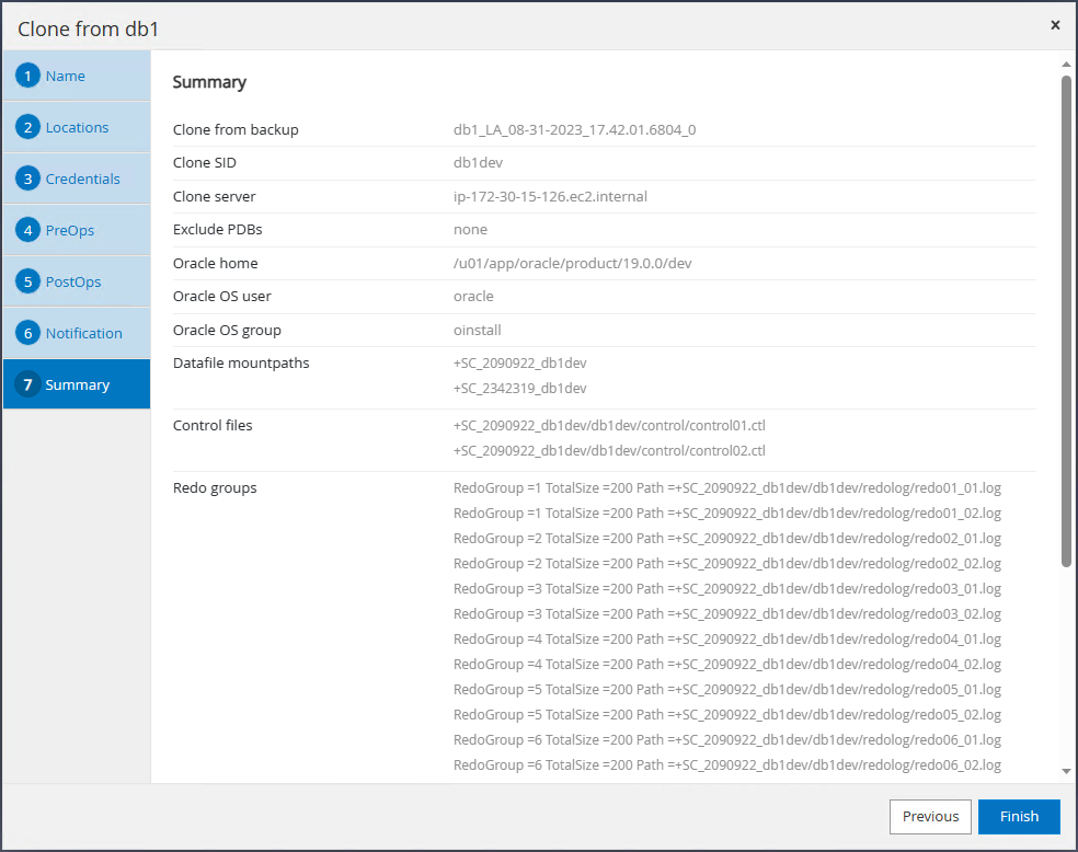 Screenshot showing this step in the GUI.