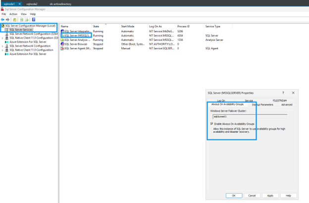 Enable Always On High Availability
