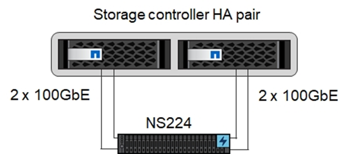 MVMe disk shelf connections