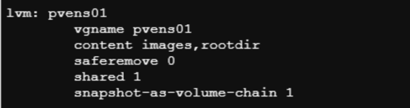 lvm on nvme fc configuration