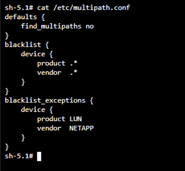 multipathconf file running