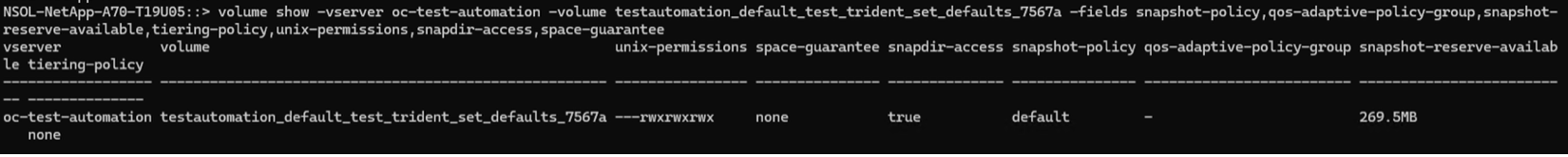 explicitly set snapshotDir and snapshotPolicy values in backend configuration