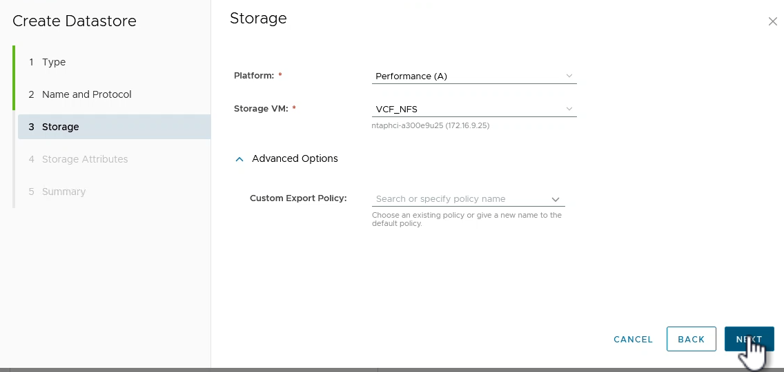 Storage page