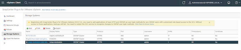 Register storage arrays