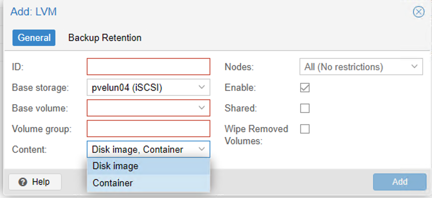 Content types with SAN