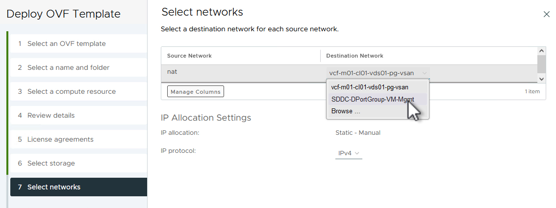 Select network
