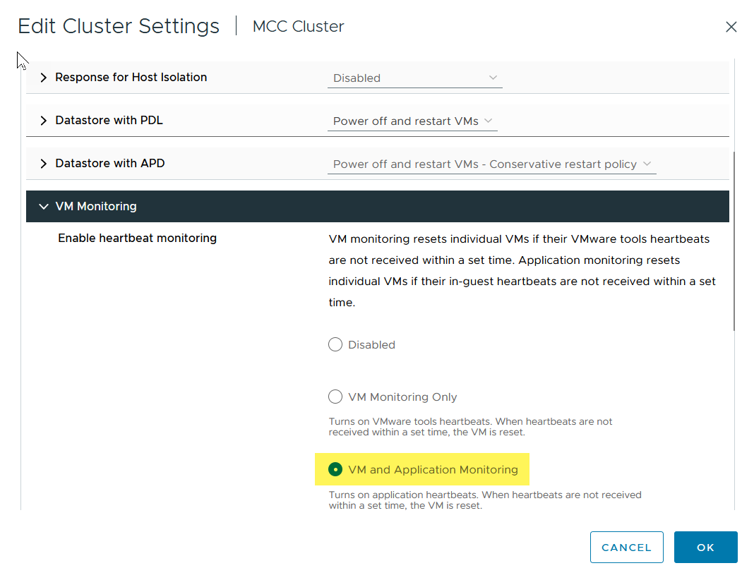 VM Monitoring