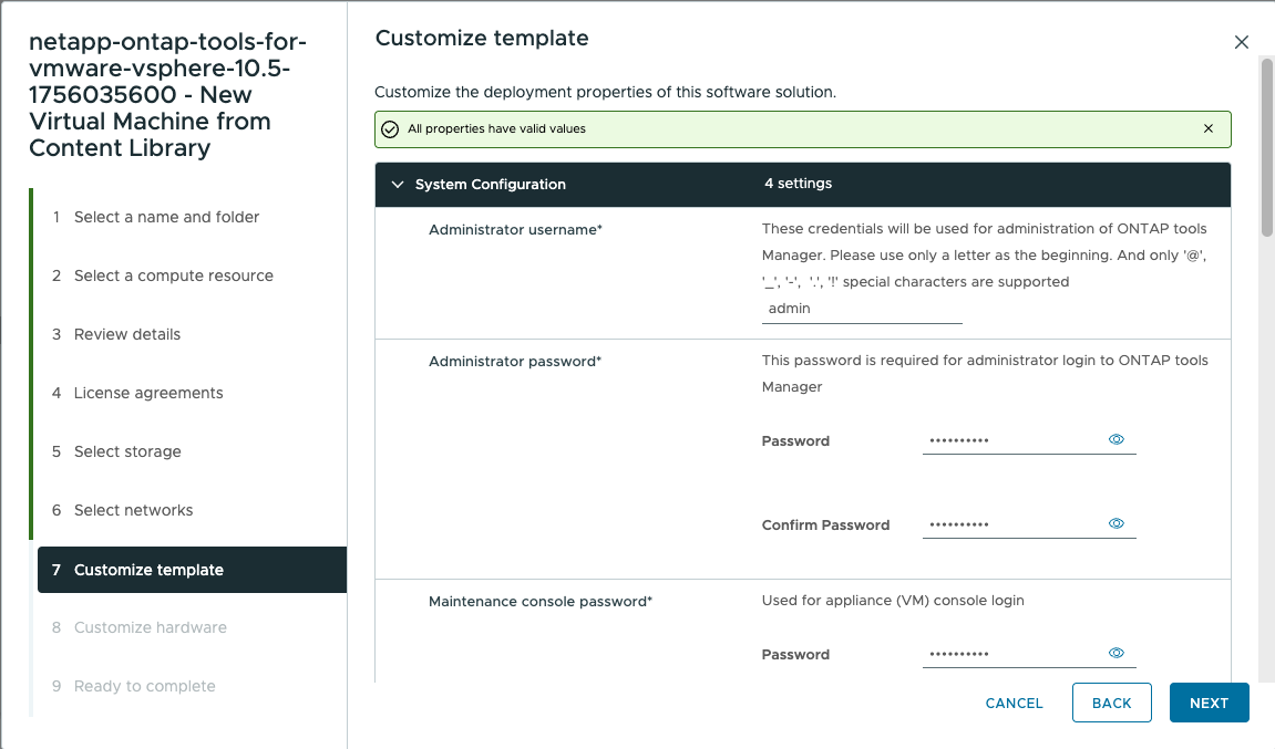 Customize template