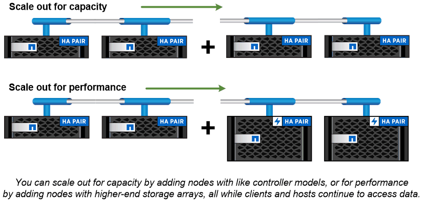 scale out for capacity and performance