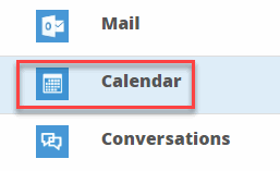 image of highlighted calendar option