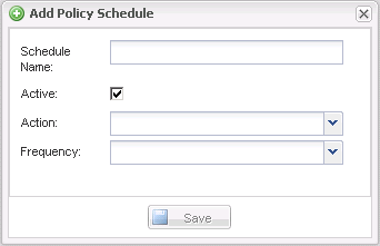 add policy schedule