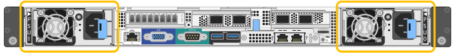 back of SG6000-CN with two power supplies