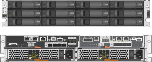 The front and back of the SG5712X appliance