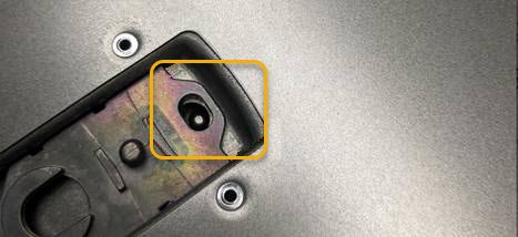 SG6060 cover latch alignment pin