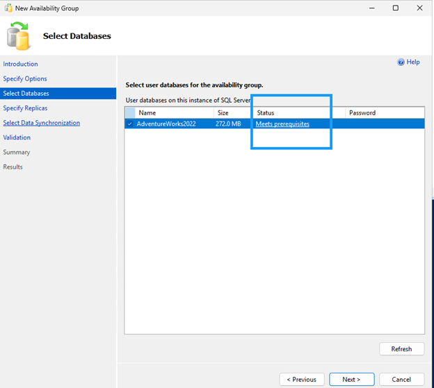 将数据库和副本添加到可用性组