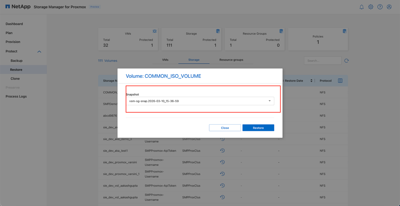 正在执行还原操作